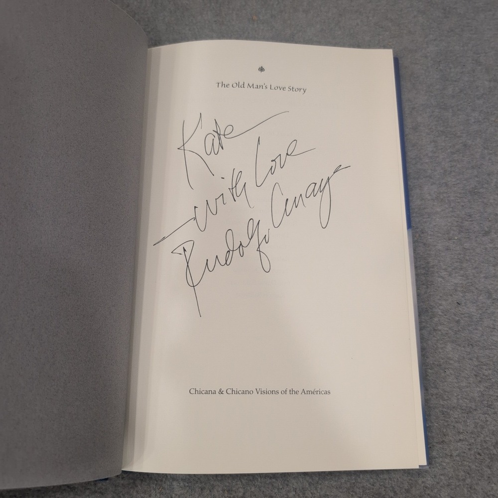 Rudolfo Anaya The Old Man's Love Story Signed Inscribed First Edition HC 2013 - Picture 2 of 3